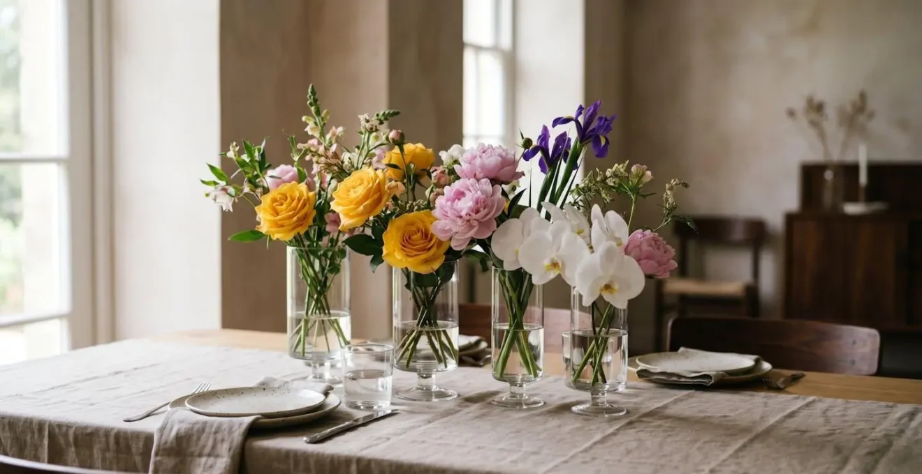 Elegant floral arrangement celebrating milestone birthdays with seasonal blooms
